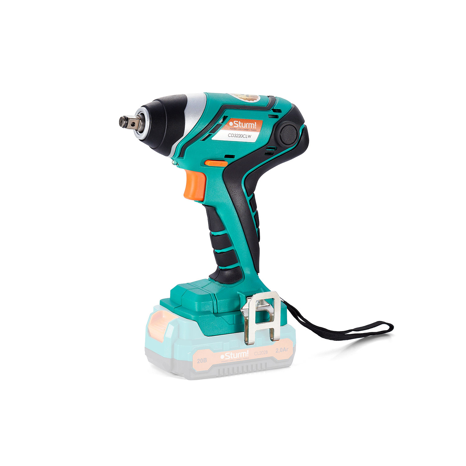 Акумуляторний ударний гайковерт Sturm CD3220CLW 20 В